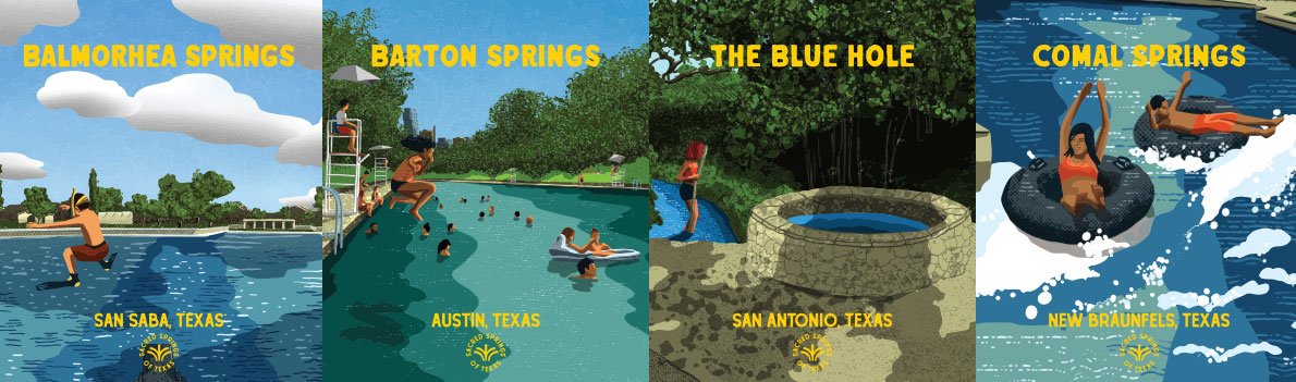 Elevate awareness about Texas' sacred springs through Art!
